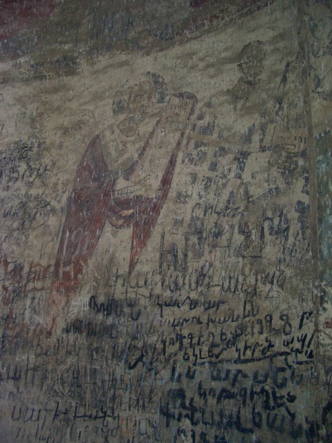 Frescoes inside Kirants church