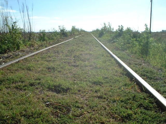 an obviously abandoned railtrack from Las Flores to General Belgrano