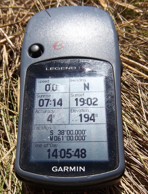 GPS photo with position, accuracy, time and elevation