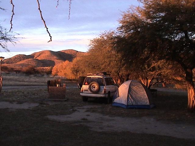 Camping in Lihuel Calel