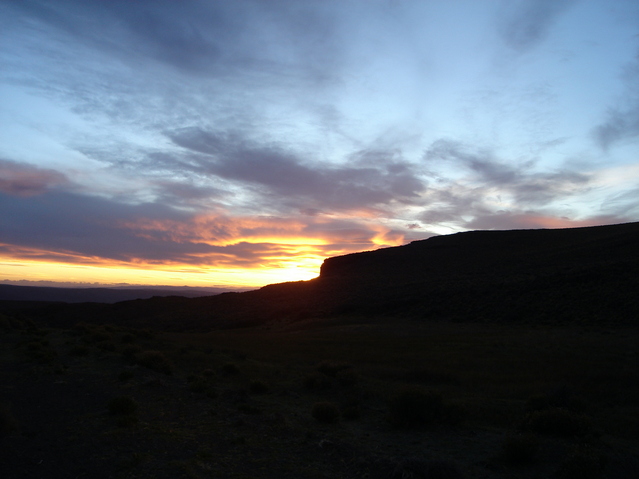 Atardecer patagonico - Patagonic sunset