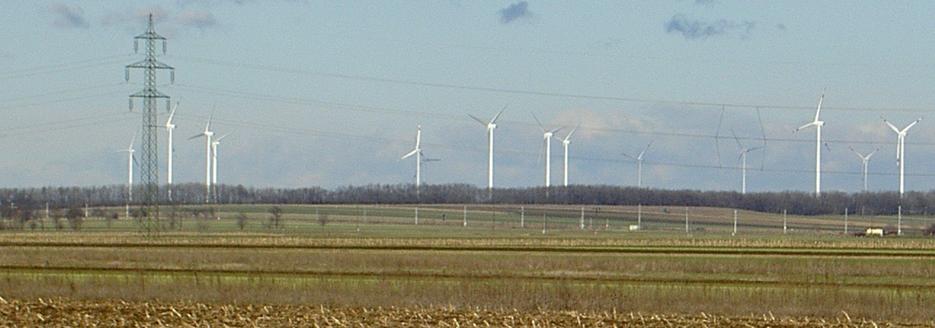 Windmills to the North-west of the confluence