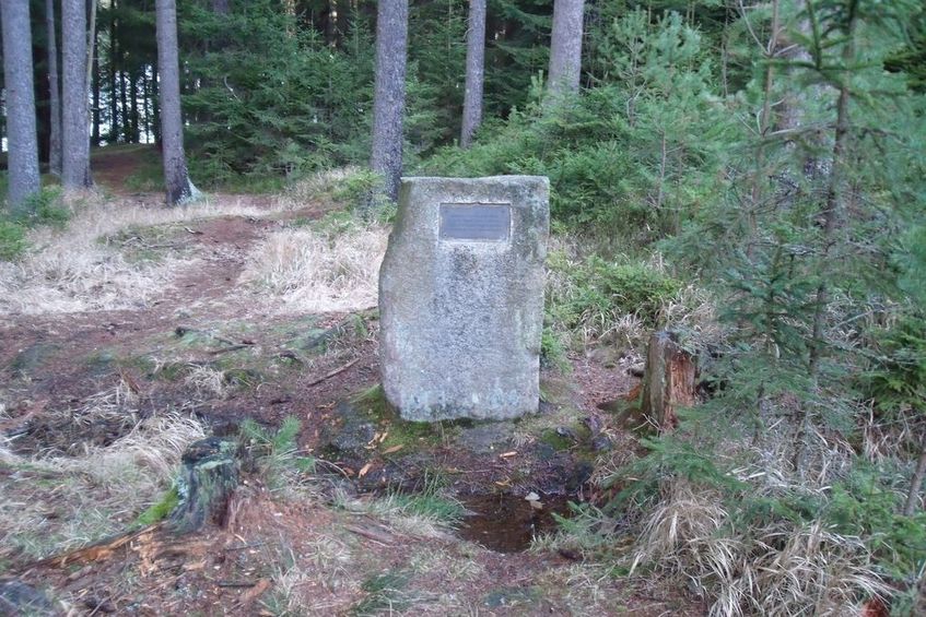 Meridianstein - stone near CF - N48°59'57'' E14°59'56''