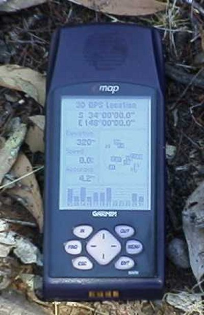 GPS at confluence point 34S 148E
