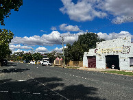 #12: The main street of the small town of Moulamein, a few km South of the point