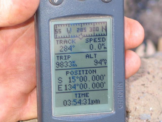 Second GPS reading