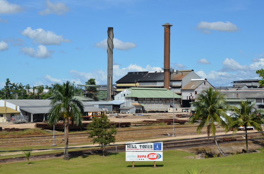 The Tully Sugar Mills where the Sugar Cane will come to be crushed
