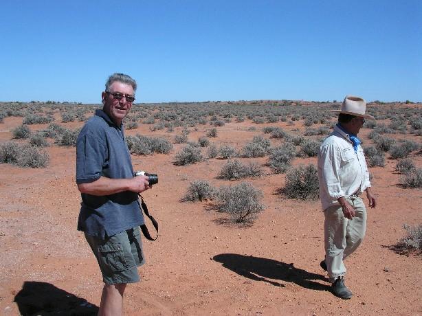 Rod Chapple (left) and our guide, Bobby Hunter (right)