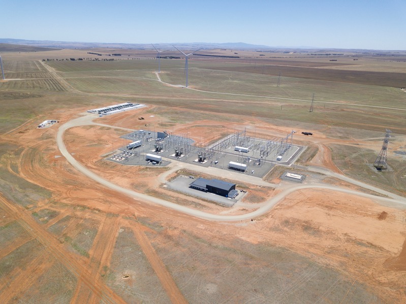 A drone’s-eye view of the Hornsdale Power 