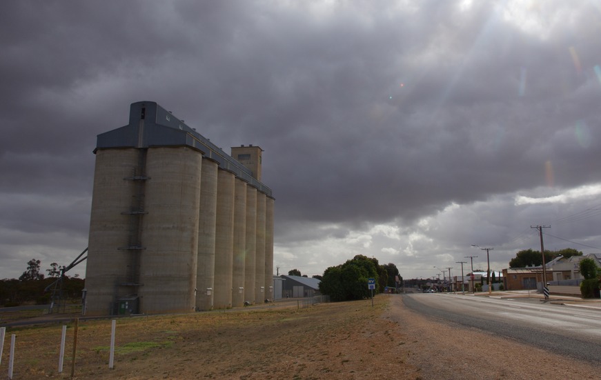 The sleepy farming town of Karoonda, visited en route to the point