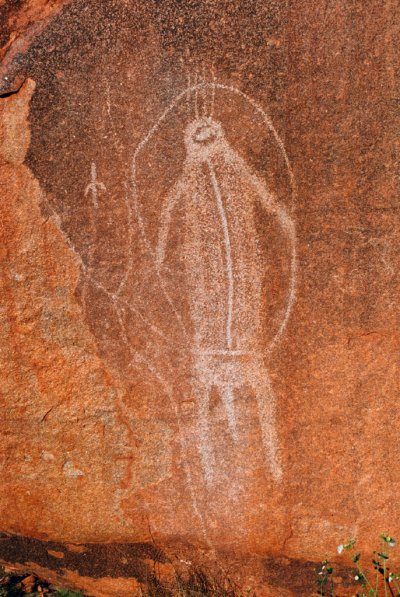 Aboriginal Engraving appr. 40 km south