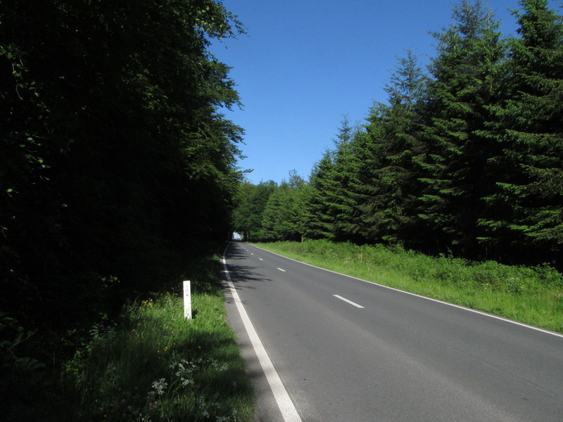 The road nearby facing East
