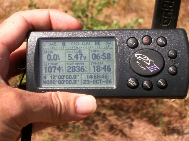 We got our zeros! GPS reading at 12N 2W