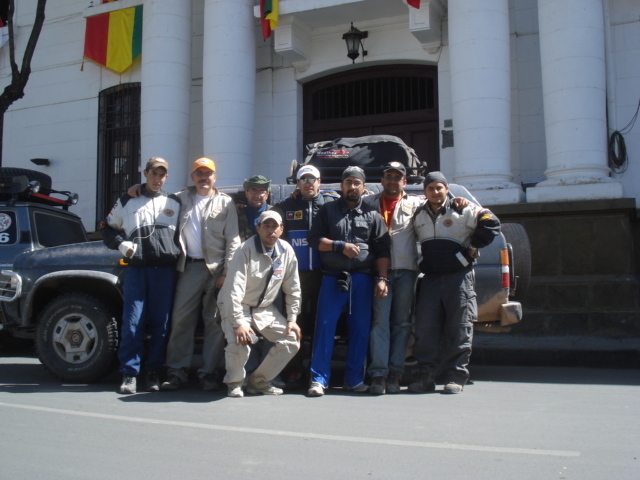 A la llegada de la expedici&oacute;n. At the arrival from the quest