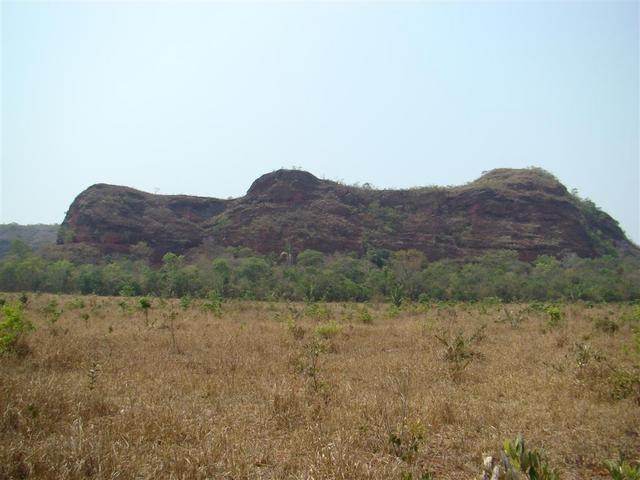 A rock  800 m behind the CP