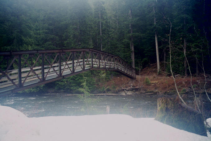 The bridge over the Cheakamus River