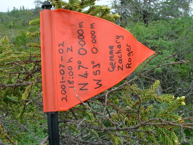 Pennant left at the confluence