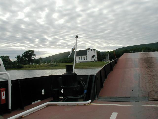 The Little Narrows Ferry