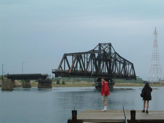 Swing Bridge connects Manitoulin Island with the mainland