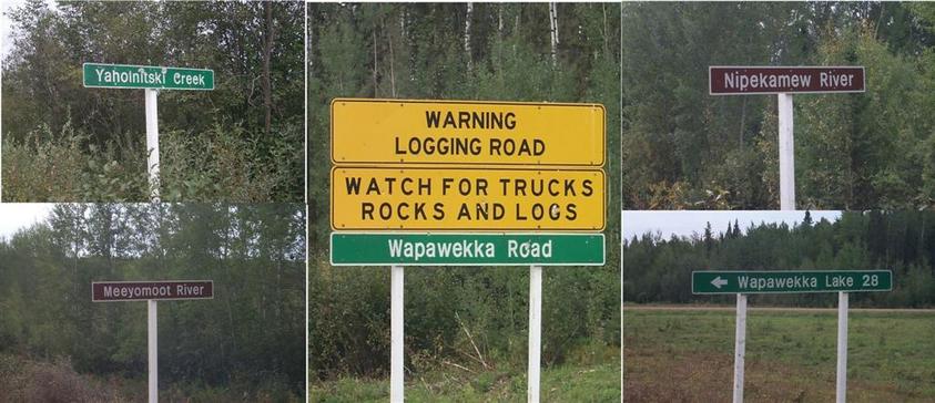 Some of the signs we saw along the way.