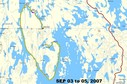 #8: Map showing travel SEP 03 to 05