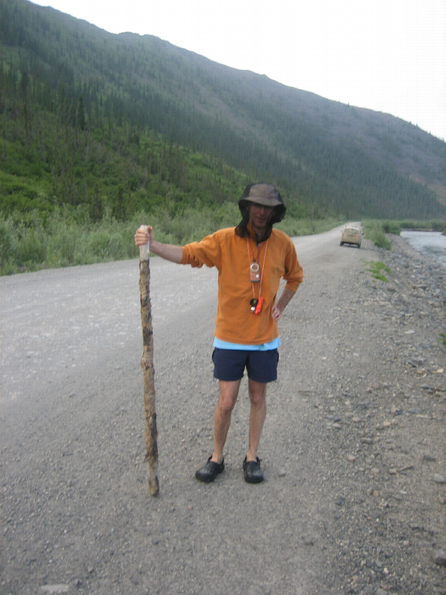 Author after return to Dempster Highway