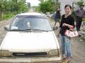 #2: The car and driver I hired for the three-and-a-half-hour, 35-kilometre journey from Longtan to Youyang