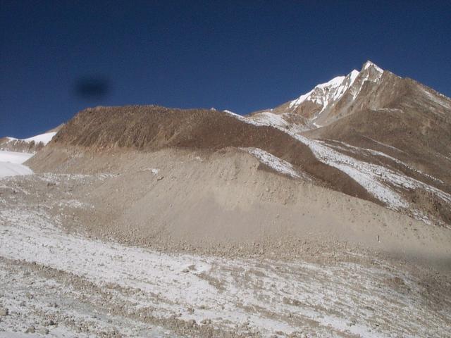 Confluence is 11 km past this mountain
