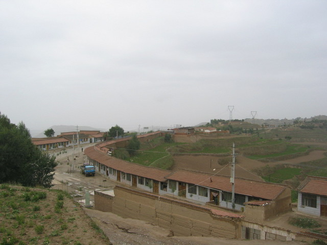 Dongxiangling Village as seen from the Monument