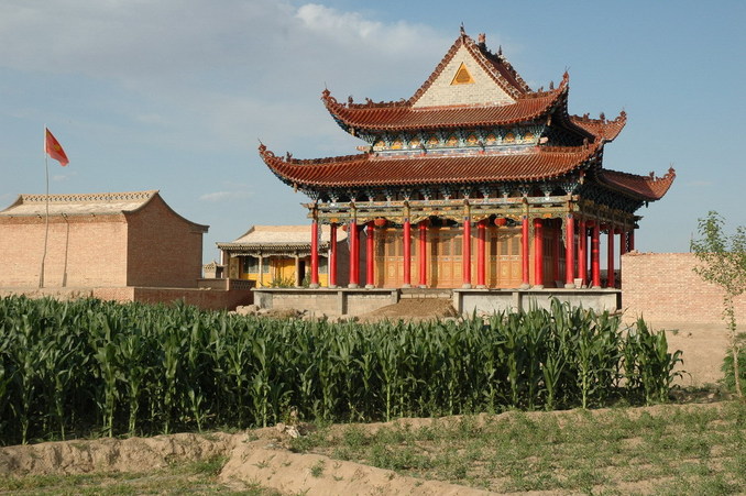 A new temple under construction