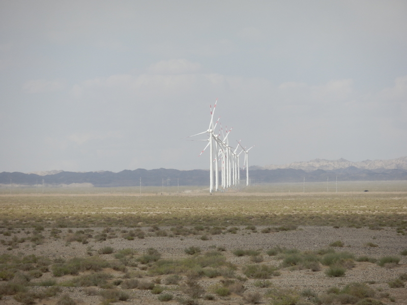 The Wind Park as seen from the Confluence