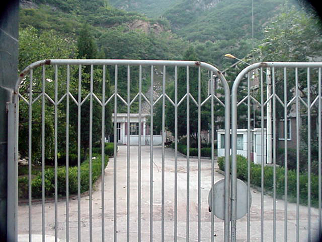 The Gate to the abandoned housing area