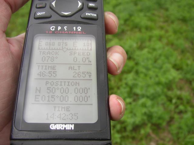 GPSr evidence: N50 00.000 E015 00.000.