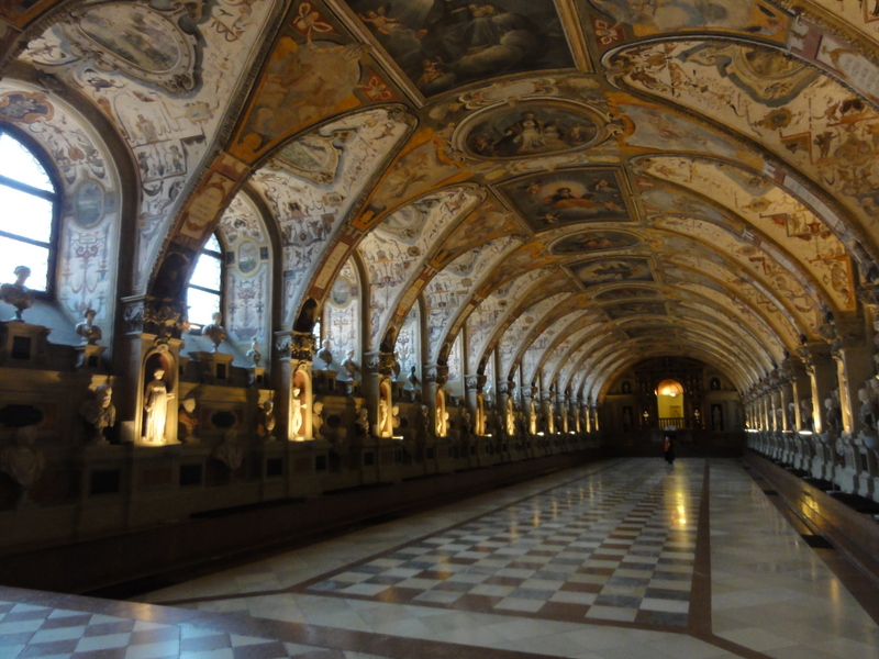 Antiquarium hall of the Residenz in Munich