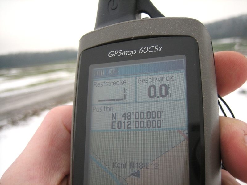 Proof/Koordinaten im GPS