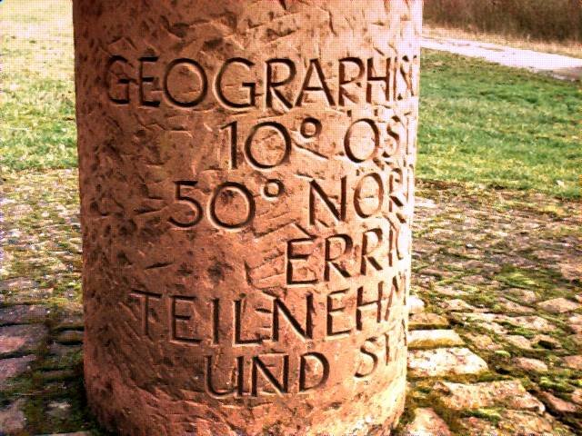 Inscription on monument