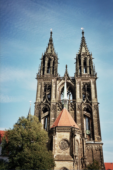 The gothic cathedral of Meissen