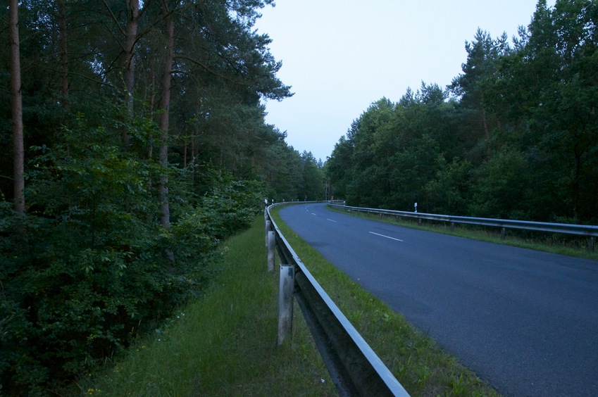 View South (along the road)