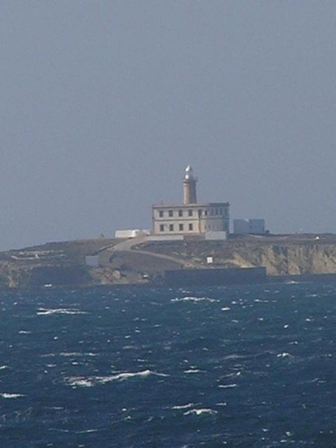 The prominent lighthouse of Alborán