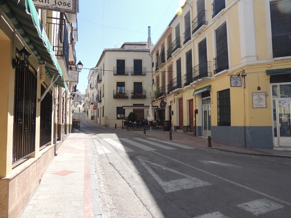 Road in Alhama de Granada