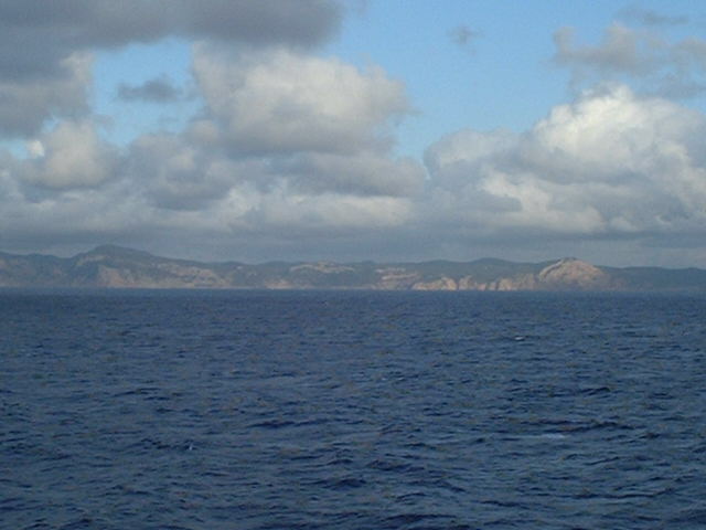 The North coast of Ibiza Island