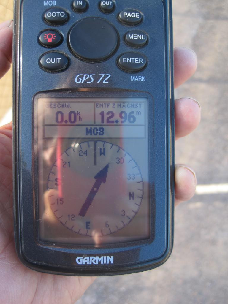 GPS 2; distance to CP