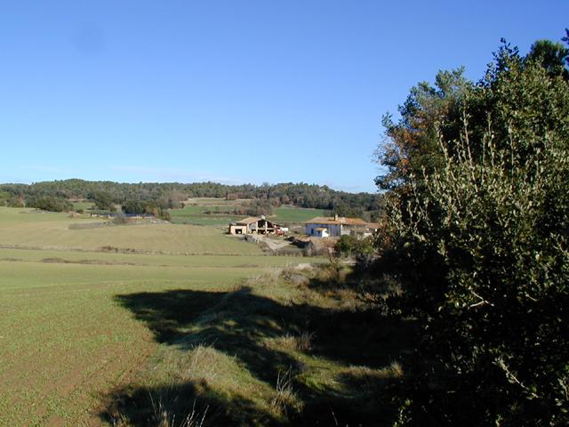 NE View, a tipical Catalan farm. (Masia)