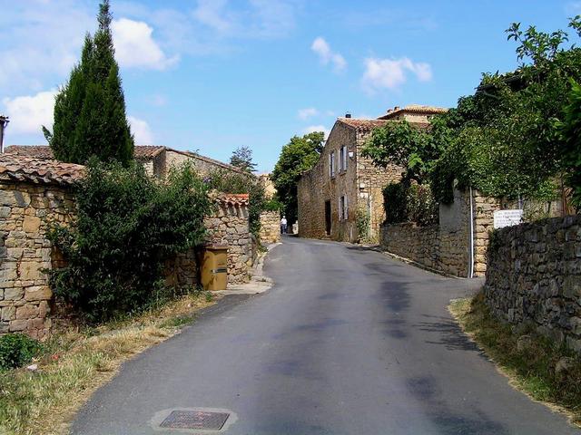 entering Rennes-le-Chateau