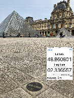 #9: Arago Medallion at the Louvre Square