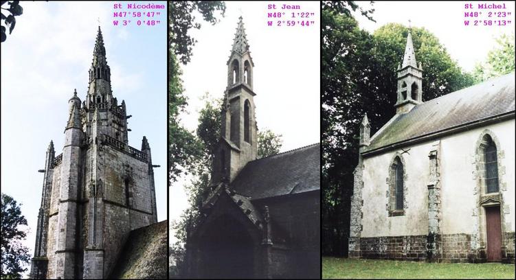 three of the many chapels