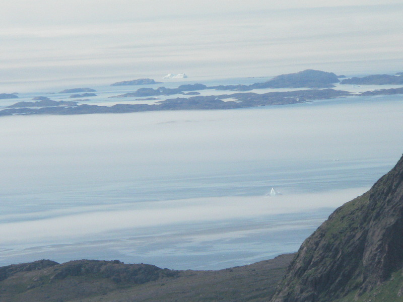 View W into the Kitsigsut Strait with Archipelago and CP