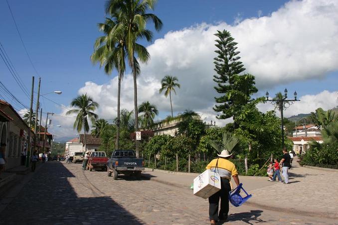 The town of Copán.