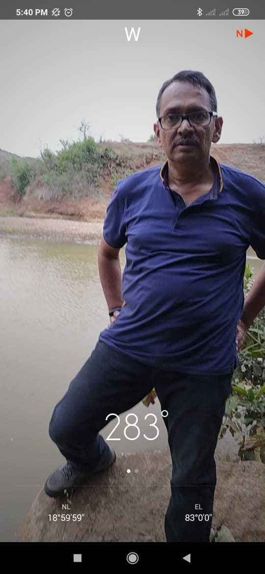 A personal pic with Morani river in the background