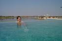 #9: The swimming pool and the temple at Udai Bilas Palace in Dungarpur